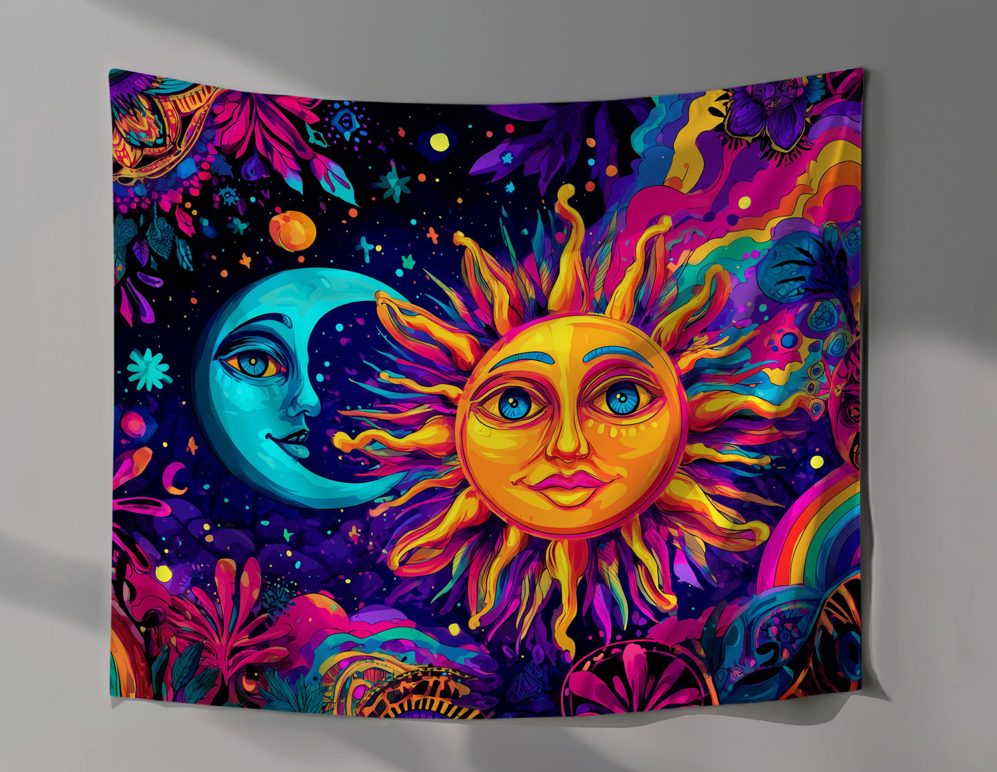 Sun & Moon Wall Tapestry
