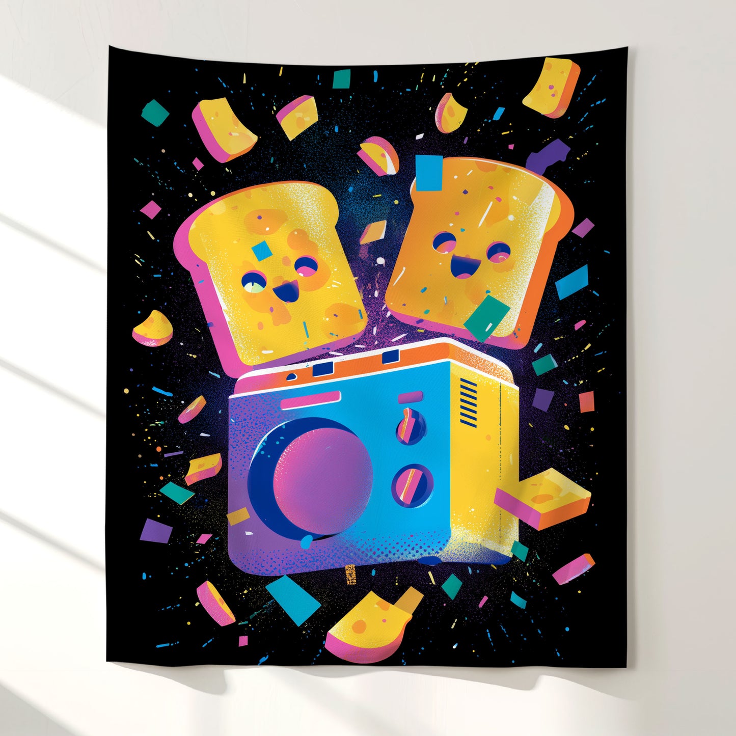 Laughing Toast Wall Tapestry