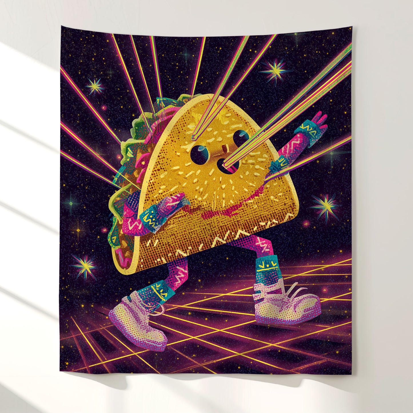 Disco Taco Wall Tapestry
