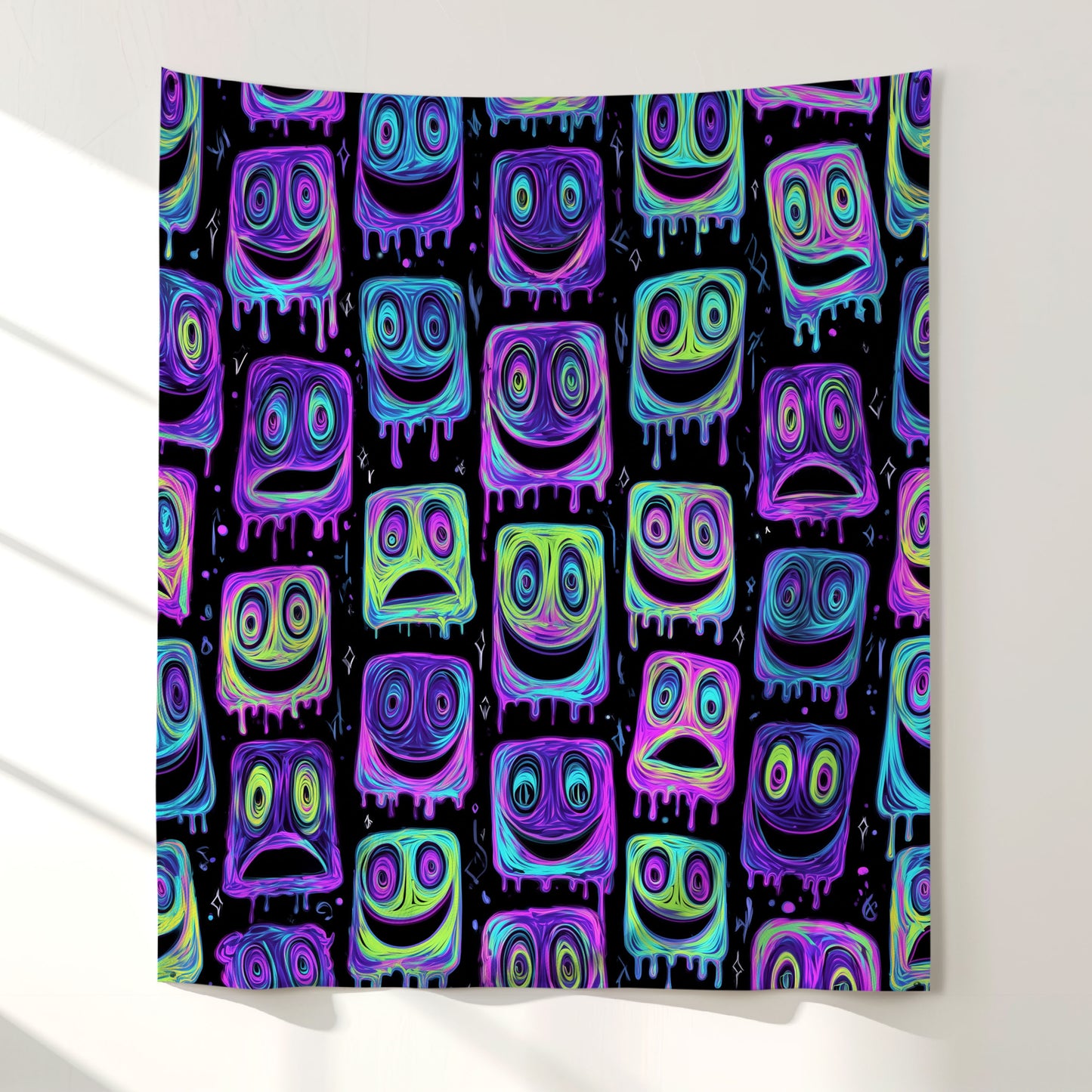 Chaotic Smile Squad Wall Tapestry