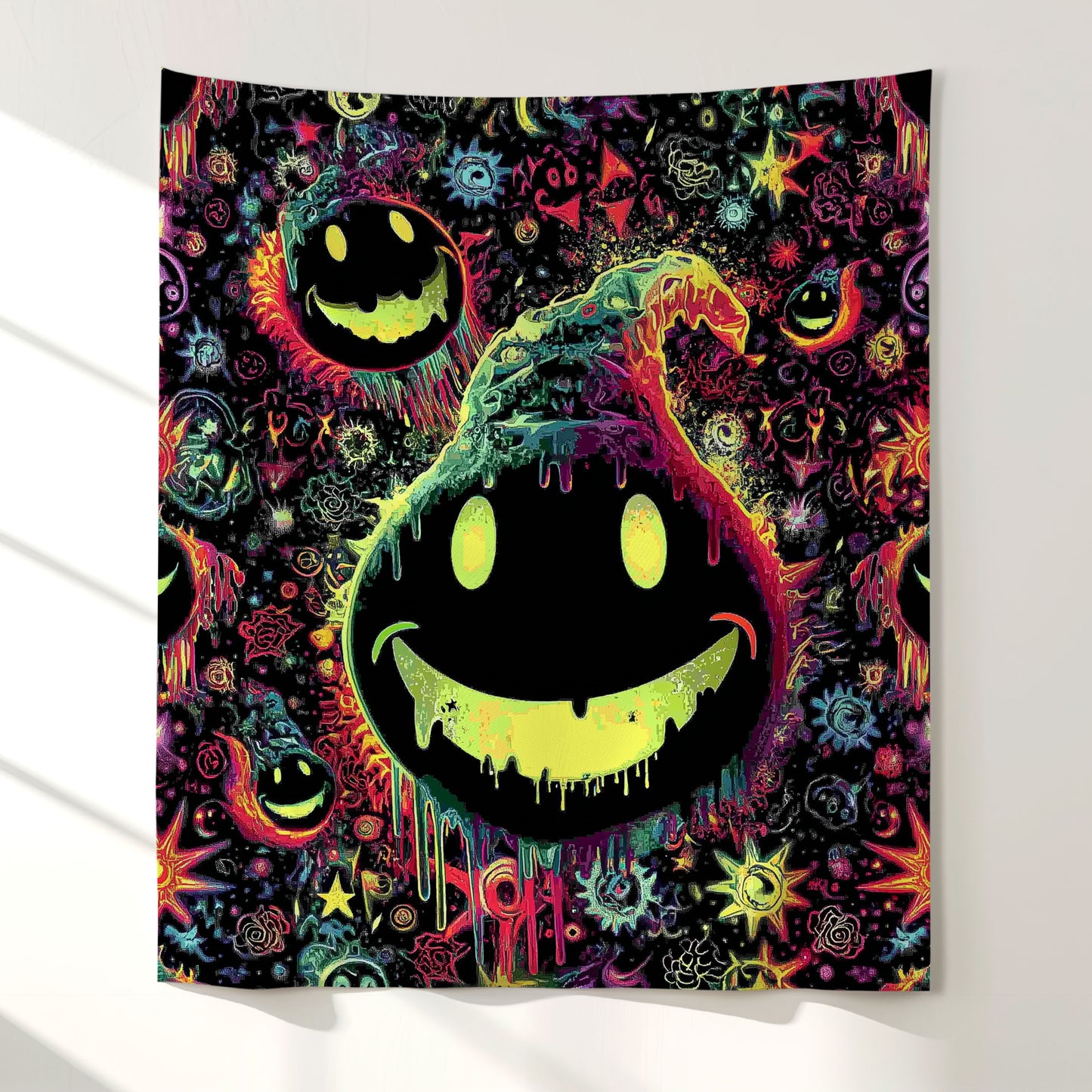 Pumpkin Ghosts Wall Tapestry
