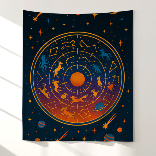 Star Chart Wall Tapestry