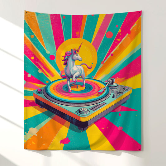Unicorn Turntable Wall Tapestry