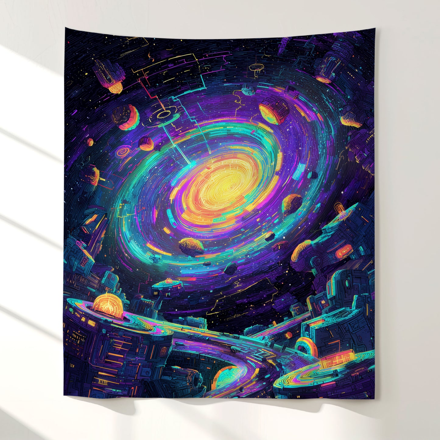 Black Hole Vortex Wall Tapestry