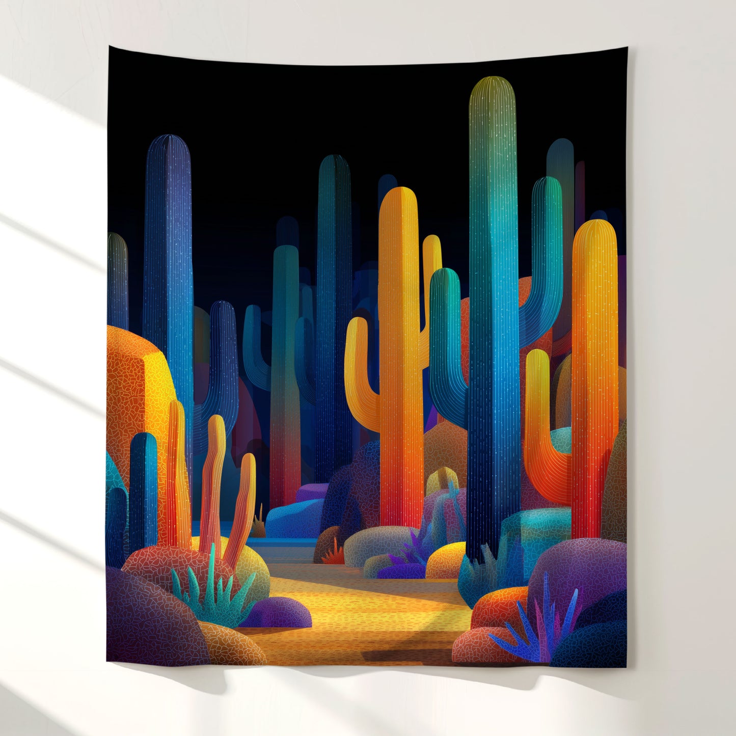 Cactus Garden Wall Tapestry